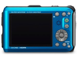 Panasonic Lumix Unterwasserkamera Rückseite